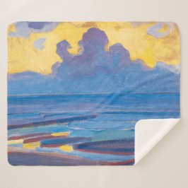 海で |ピートモンドリアン | シェルパブランケット