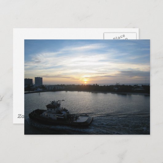 海で ポストカード (正面/裏面)