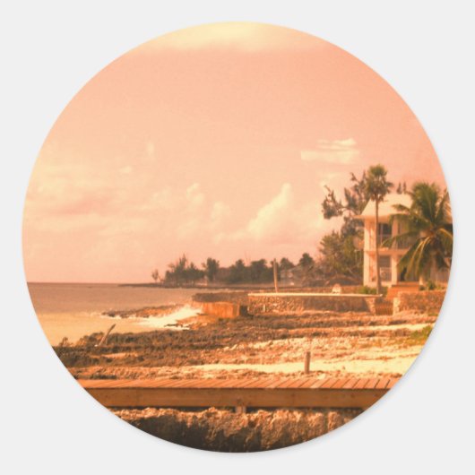 海で ラウンドシール (正面)