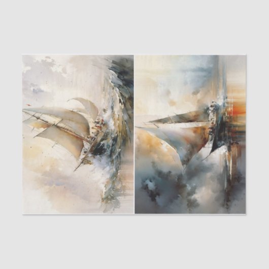 海で 薄葉紙 (正面)