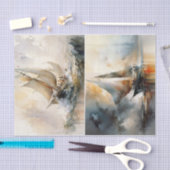 海で 薄葉紙 (クラフト)