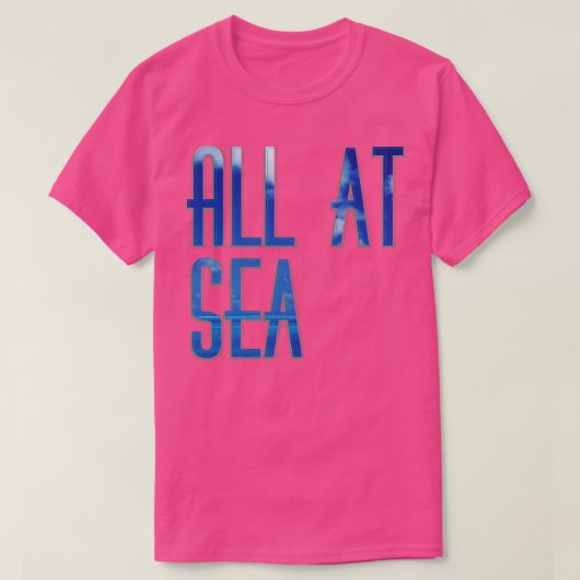 海で Tシャツ (デザイン正面)