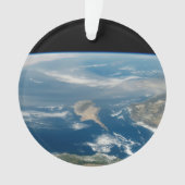 海とキプロス地中海の島の上のほこり オーナメント (正面)