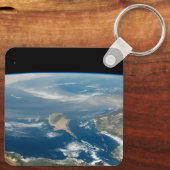 海とキプロス地中海の島の上のほこり キーホルダー (裏面)