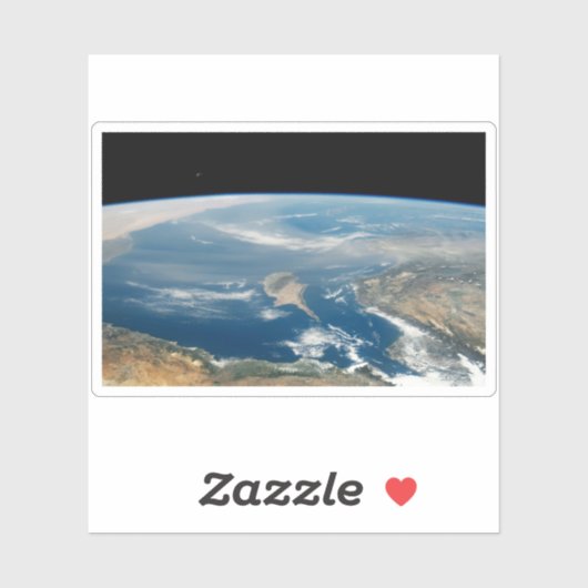 海とキプロス地中海の島の上のほこり シール (シート)