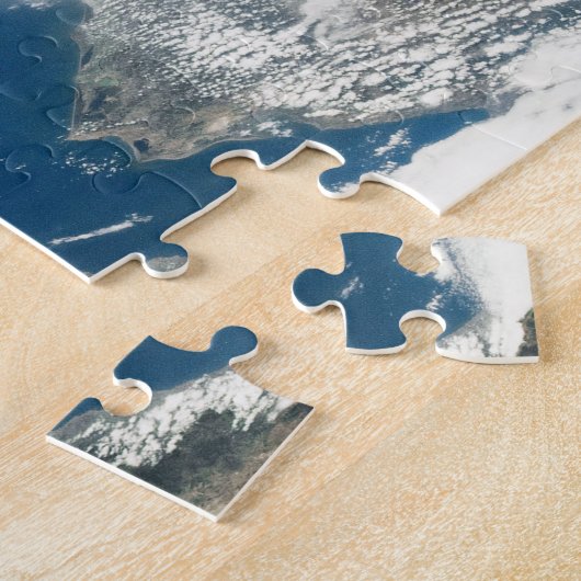 海とキプロス地中海の島の上のほこり ジグソーパズル (側面)