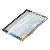 海とキプロス地中海の島の上のほこり ノートパッド (アングル)