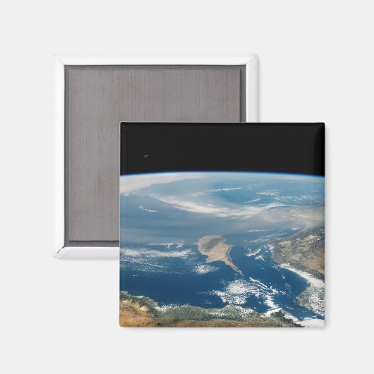 海とキプロス地中海の島の上のほこり マグネット (正面/裏面)