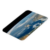 海とキプロス地中海の島の上のほこり マグネット (左側)