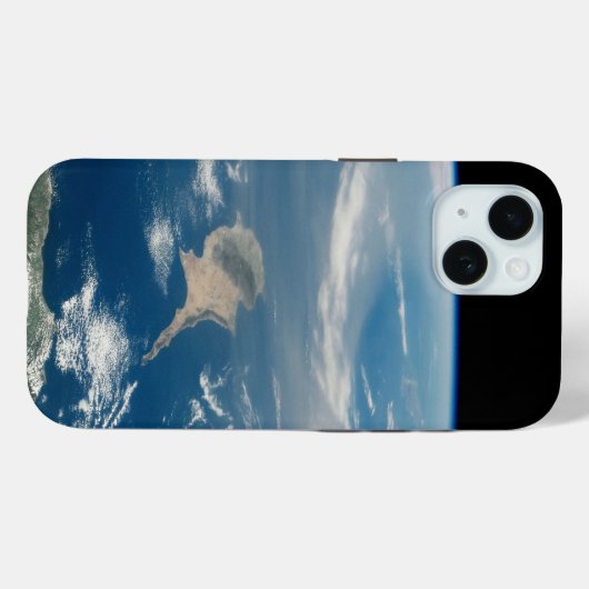 海とキプロス地中海の島の上のほこり Case-Mate iPhoneケース (裏面 (横))