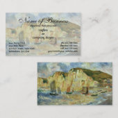 海とクリフズバイピエール・オーガストルノアール 名刺 (正面/裏面)