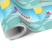 海とグリーツクルーズクリスマス ラッピングペーパー (ロールコーナー)