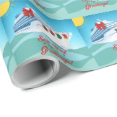 海とグリーツクルーズクリスマス ラッピングペーパー (ロールコーナー)