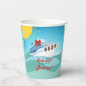 海とグリーツクルーズクリスマス 紙コップ (裏面)