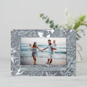 海とグリーティングオーシャンマリンライフ写真 箔シーズンカード (立ち正面)