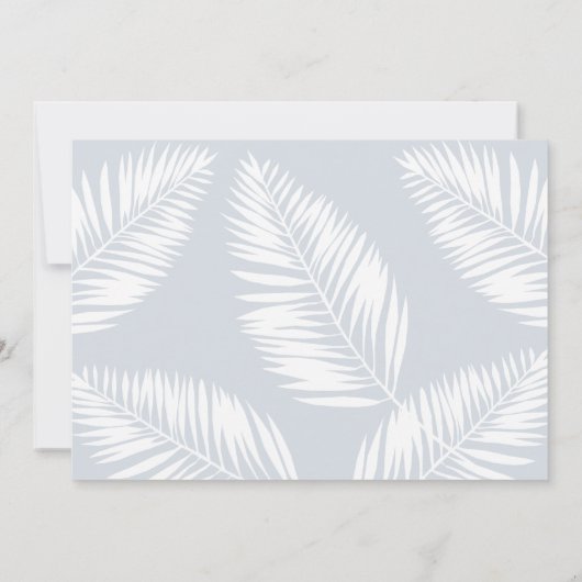 海とグリーティングコースタルクリスマスフォトカード (裏面)