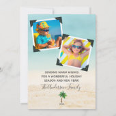 海とグリーティングコーストクリスマスクリスマスカード3-Photo シーズンカード (裏面)