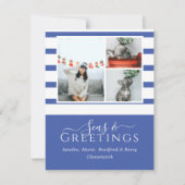 海とグリーティングブルー3写真クリスマス (正面)