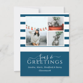 海とグリーティングブルー3写真クリスマス