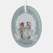 海とグリーティング海海洋生物フォトフレーム ガラスオーナメント (正面左)