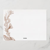 海とグリーティング海海洋生物フォトフレーム 箔シーズンカード (裏面)