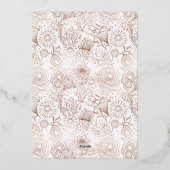 海とグリーティング オーシャンマリンライフ アーチ フォトフレーム 箔シーズンカード (裏面)