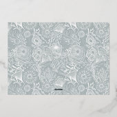 海とグリーティング オーシャンマリンライフ ウェーブス フォト 箔シーズンカード (裏面)