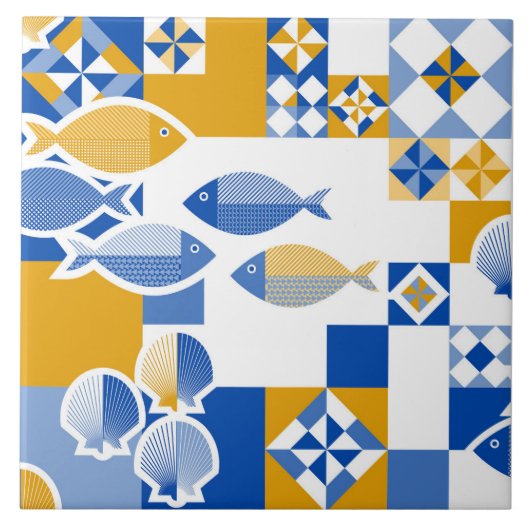 海とタイル タイル (正面)