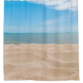 海とビーチのシャワーカーテン シャワーカーテン (正面)