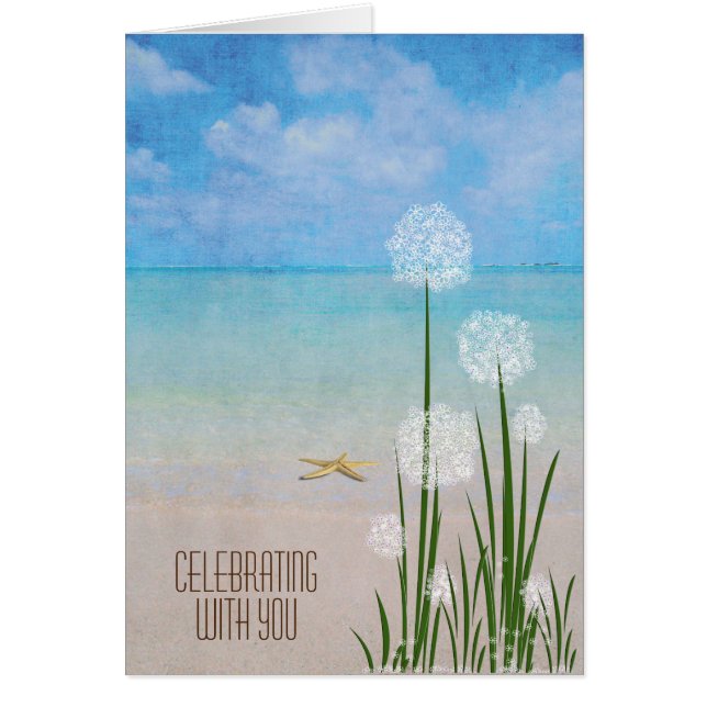 海とビーチの花 (正面)