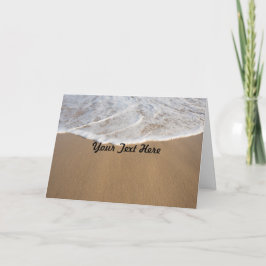 海とビーチグリーティングカード カード