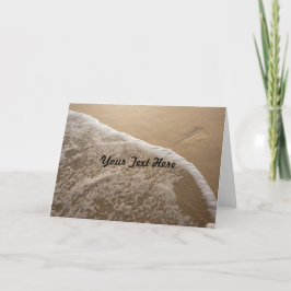 海とビーチグリーティングカード カード