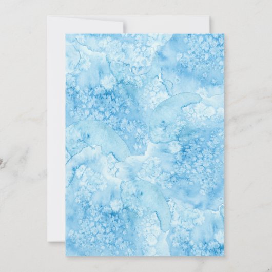 海とビーチ夏の結婚式の日付を保存 セーブザデート (裏面)