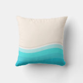 海とビーチ愛好家の枕。 クッション (裏面)