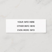 海とビーチ スキニー名刺 (裏面)