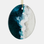 海とビーチ セラミックオーナメント (右)