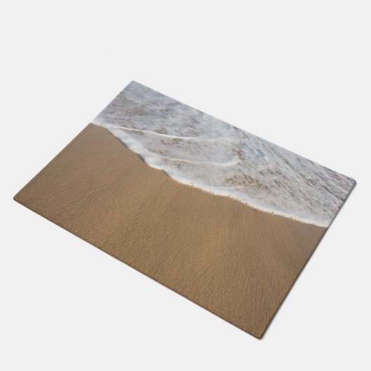 海とビーチ ドアマット (アングル)