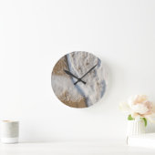 海とビーチ ラウンド壁時計 (ホーム)