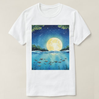 海とビーチ Tシャツ