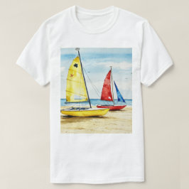 海とビーチ Tシャツ