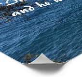 海と地中海の聖なる書物、 経典詩 ポスター (角)