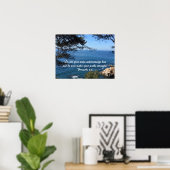 海と地中海の聖なる書物、 経典詩 ポスター (ホームオフィス)