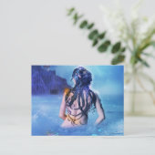 海と夜のはがきの女神 ポストカード (スタンド正面)