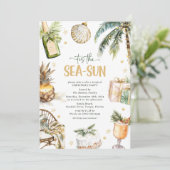 海と太陽の熱帯のクリスマスパーティー 招待状 (スタンド正面)