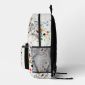 海と太陽へ – Kandinsky プリントバックパック (右)