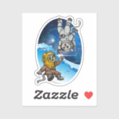 海と宇宙の猫ちゃん- Benefits PACR シール (シート)