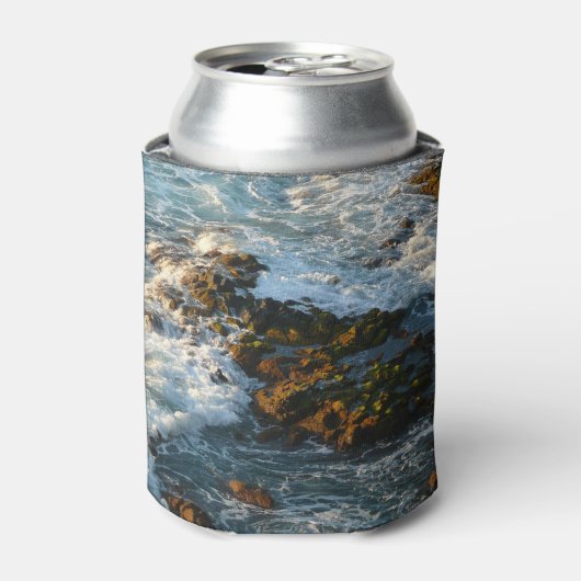 海と岩の出会い 缶クーラー (缶正面)