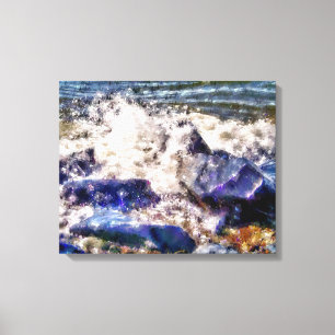 海と岩 キャンバスプリント