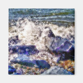 海と岩 マグネット (正面)