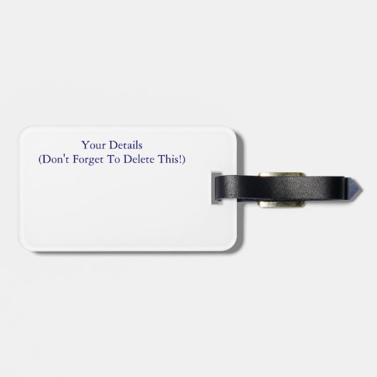 海と岩 ラゲッジタグ (裏面横)